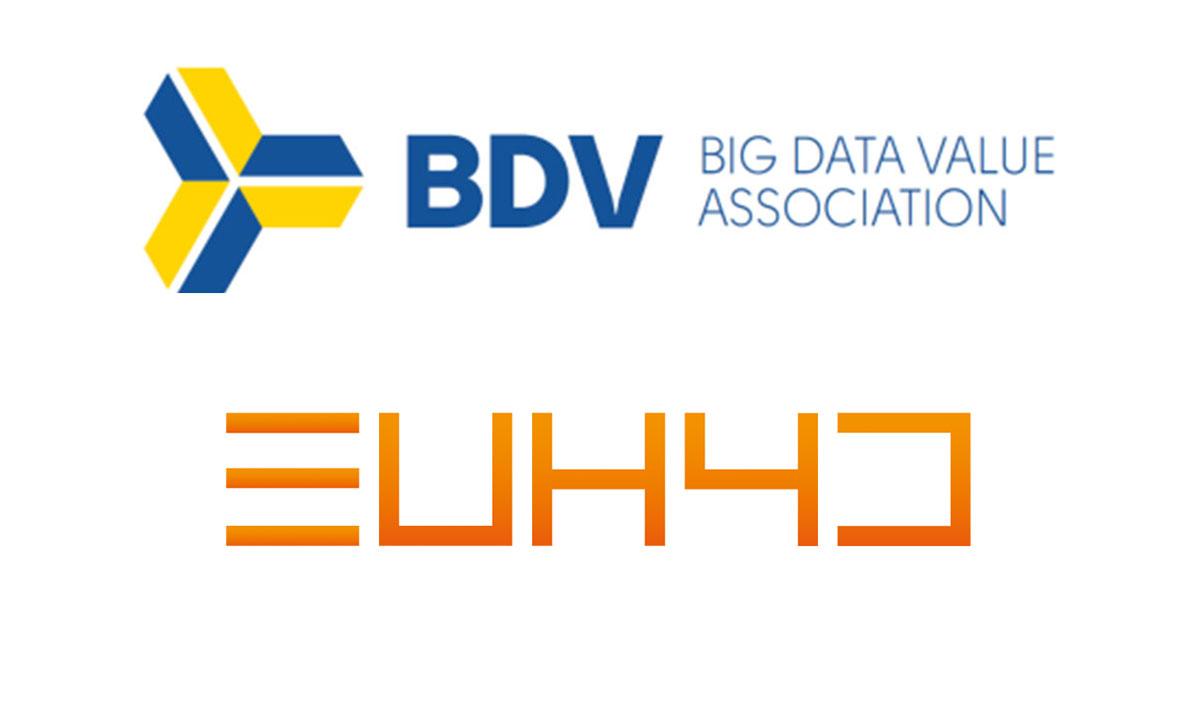 2 logos: "Big Data Value Association" and "EU Hubs for Data"