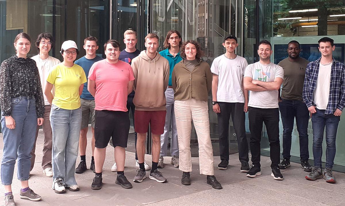 Students of the EPCC HPC Summer School 2024 at the Bayes Centre