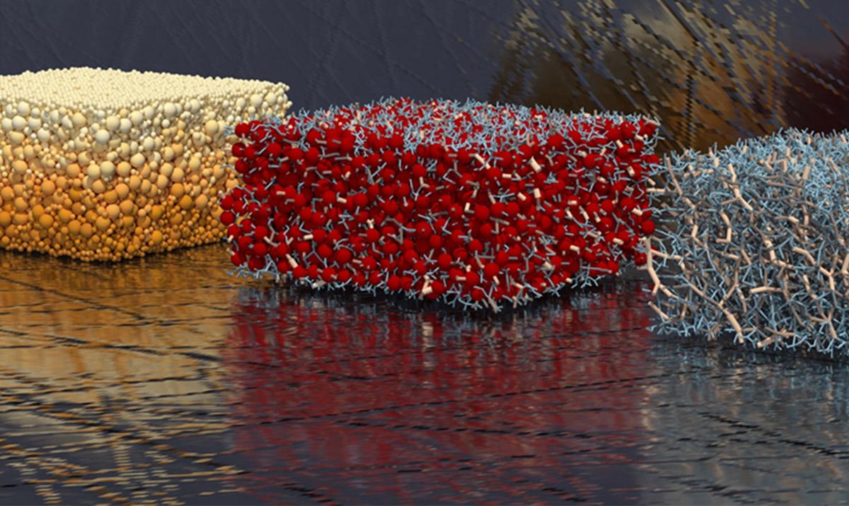 Image shows the results of discrete element simulations using the MFIX code. Credit: Eric Breard, School of Geosciences, UoE.